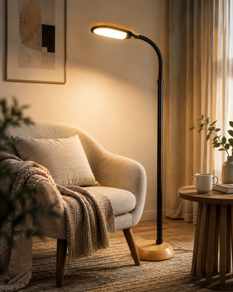 Brightech Litespan - LED Floor Reading Lamp
