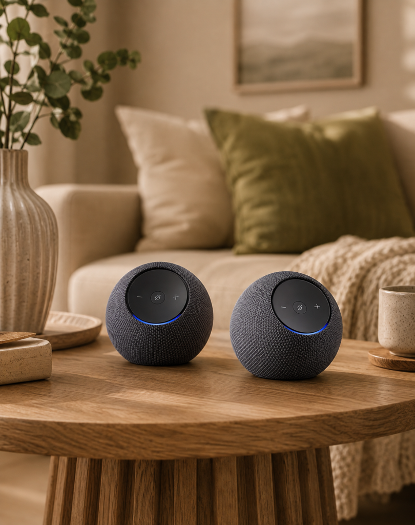 Echo Dot Max (newest model) stereo pair, Graphite